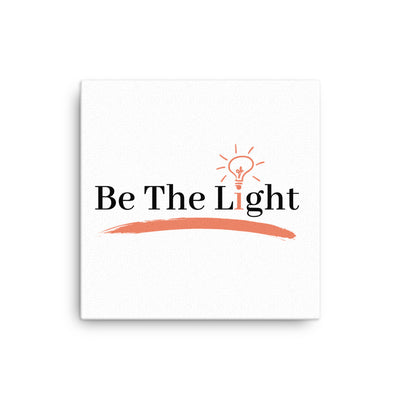 Be The Light Canvas Print