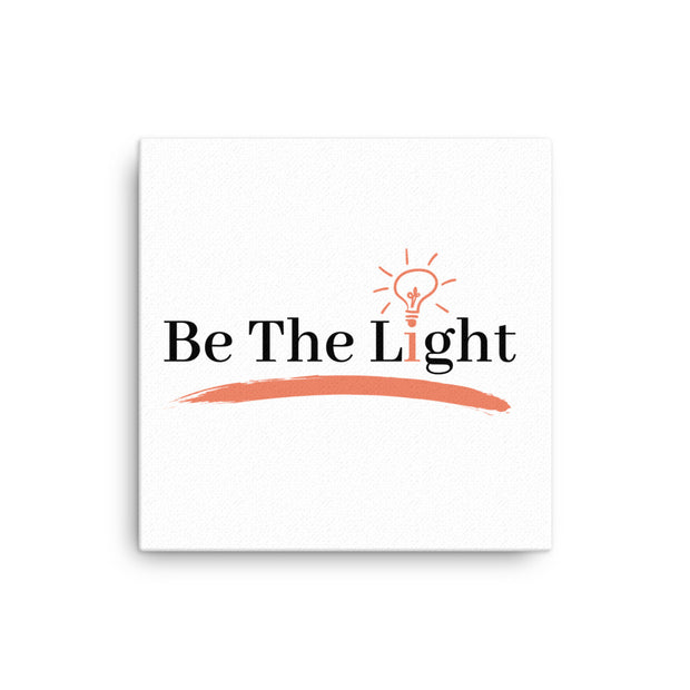 Be The Light Canvas Print