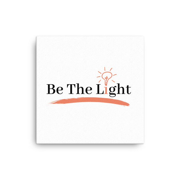 Be The Light Canvas Print